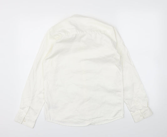Next  Boys Ivory Houndstooth  Basic T-Shirt Size 13 Years
