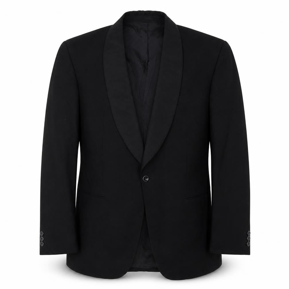 Front view of Preworn men’s beige jacket blazer, size 40