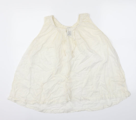 Gap Womens Ivory   Basic T-Shirt Size 10