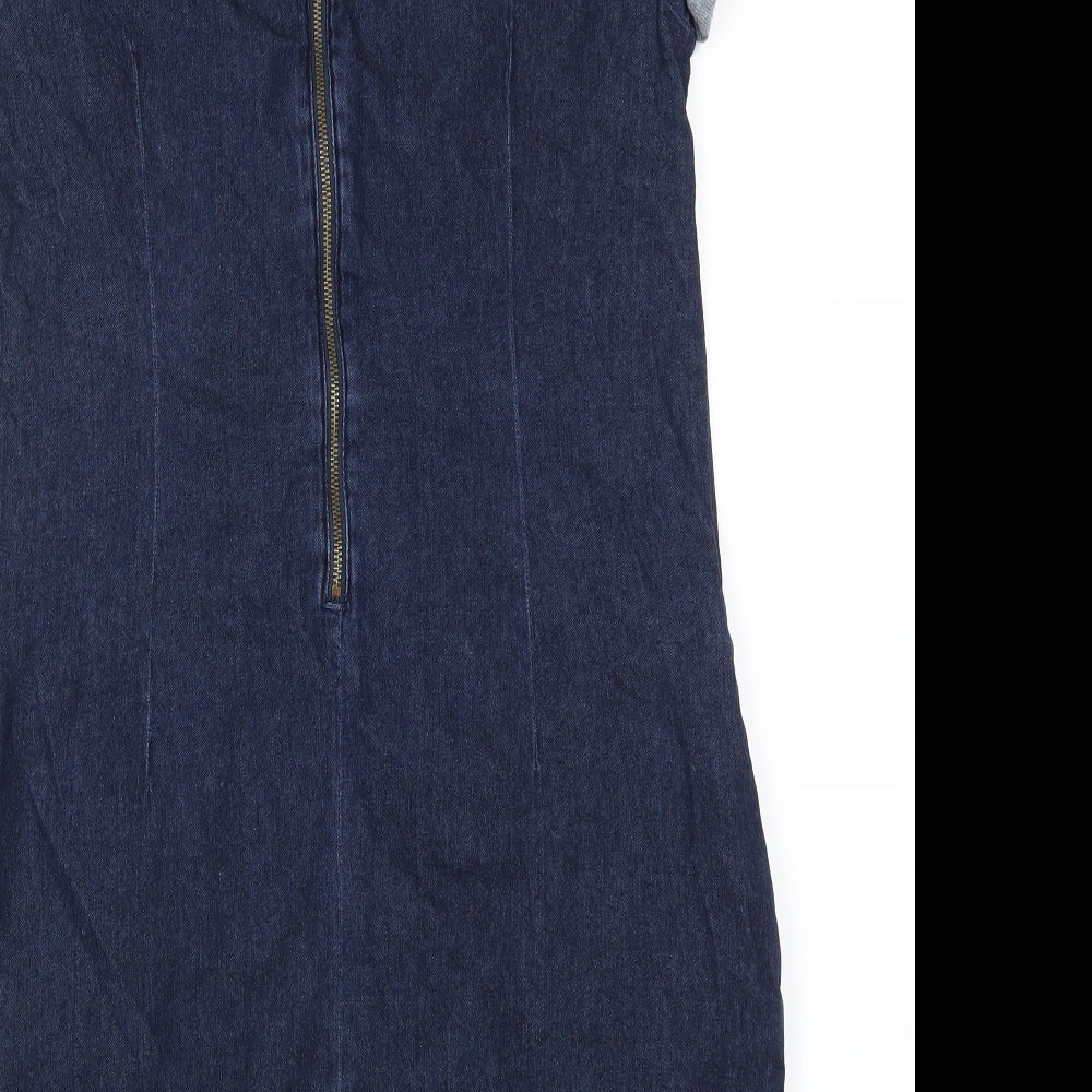 DENIM  Womens Blue   A-Line  Size 12