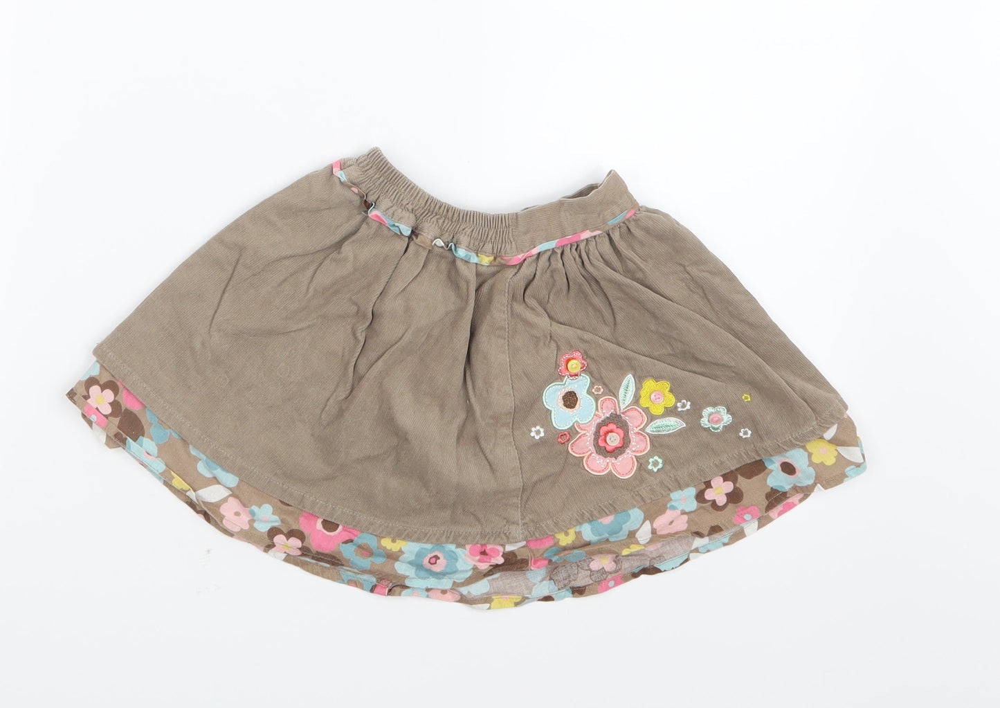 TU Girls Beige   A-Line Skirt Size 9-12 Months