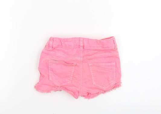 Blue Zoo Girls Pink  Denim Boyfriend Shorts Size 5 Years