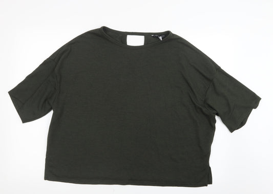 Dorothy Perkins Womens Green  Knit Pullover Jumper Size 16