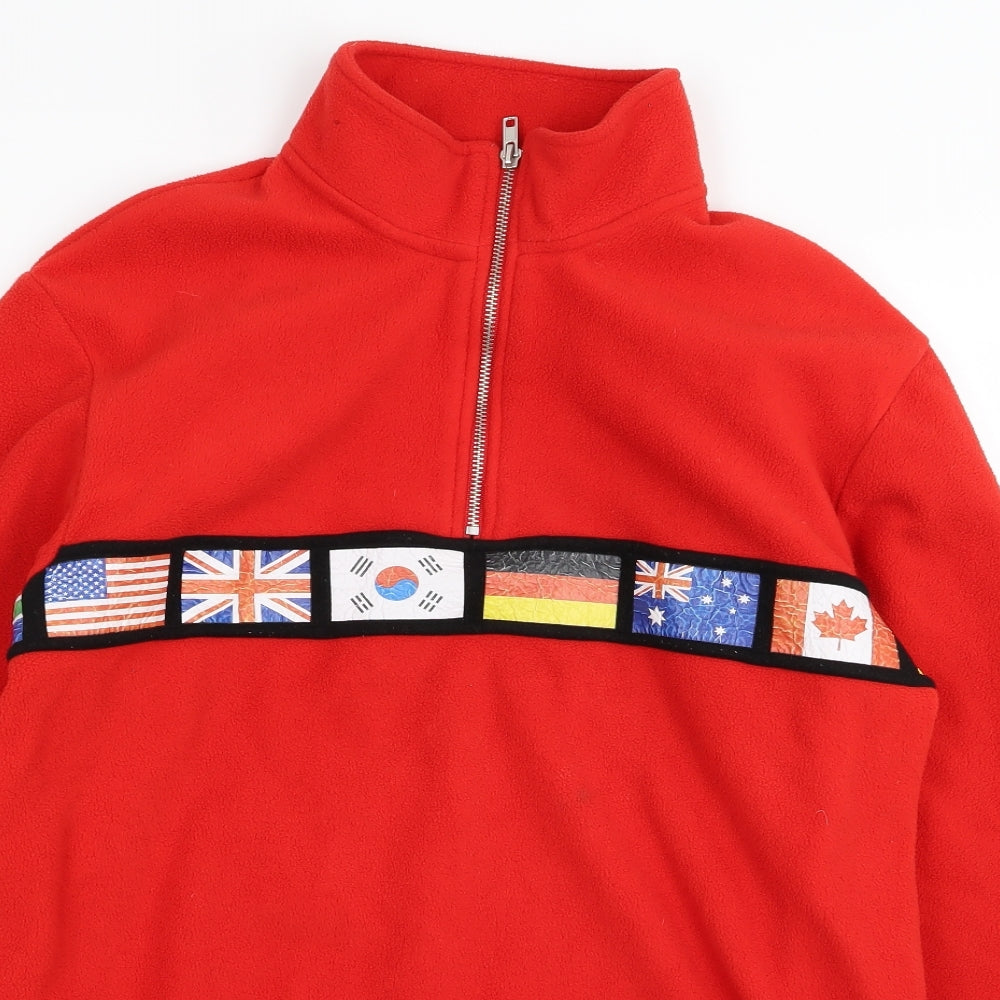 FOREVER 21 Womens Red   Pullover Jumper Size XS