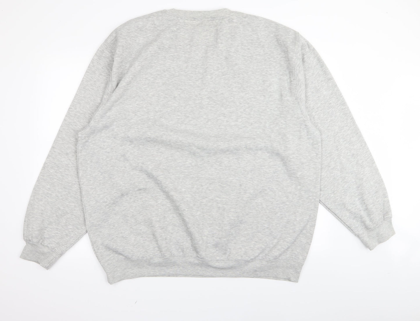 ZANTOS Mens Grey   Pullover Jumper Size 2XL