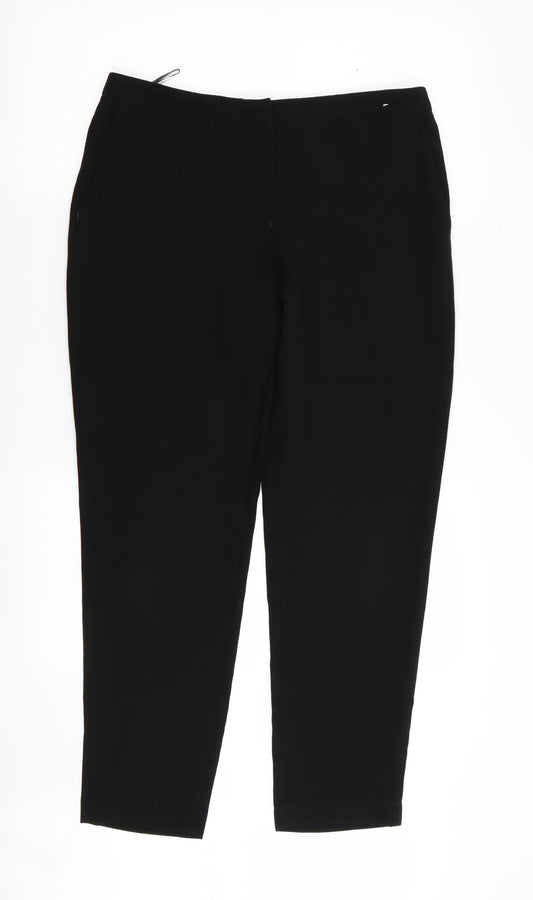 NEXT Womens Black   Trousers  Size 10 L27 in