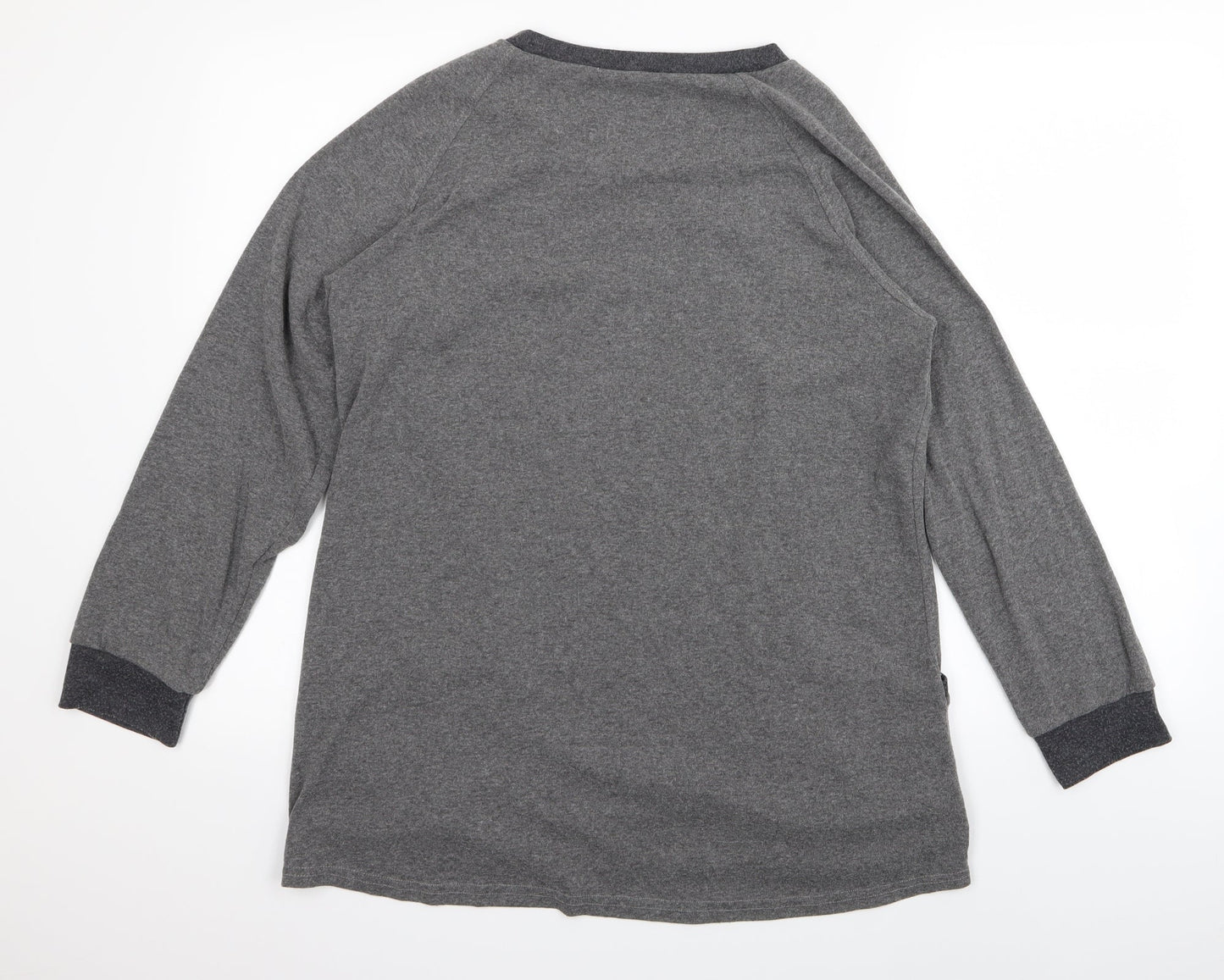 Yidarton Womens Grey   Basic T-Shirt Size L
