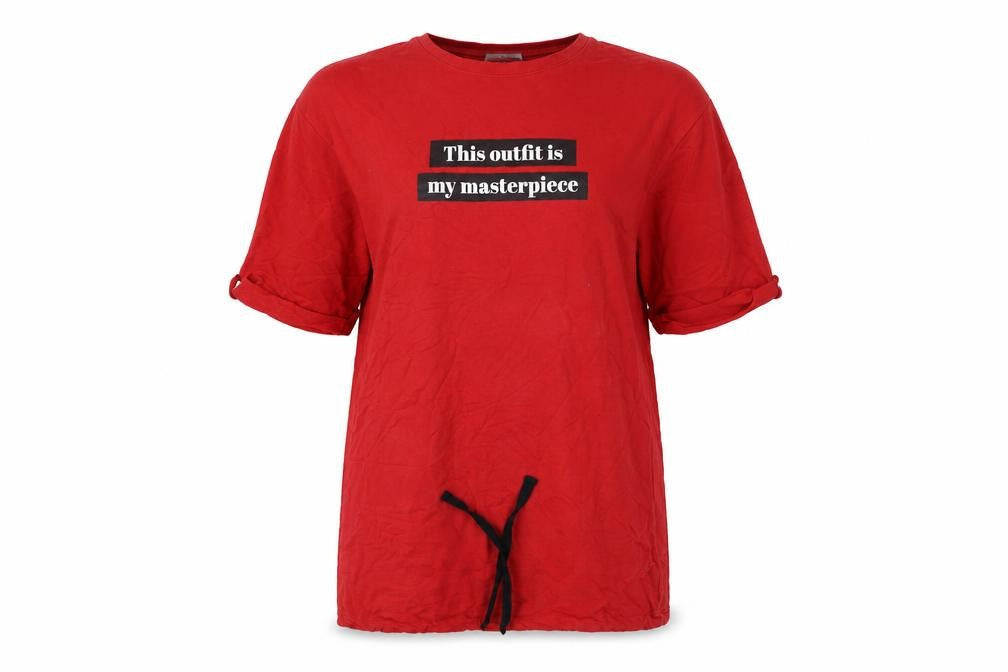 Zara  Womens Red   Basic T-Shirt Size S