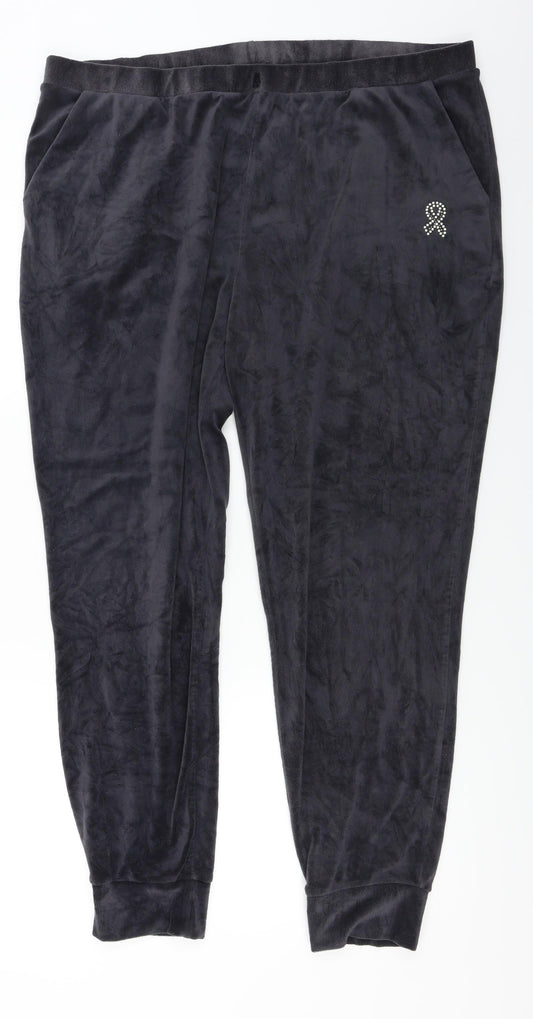 Preworn  Womens Grey   Jogger Trousers Size 38 in L28 in