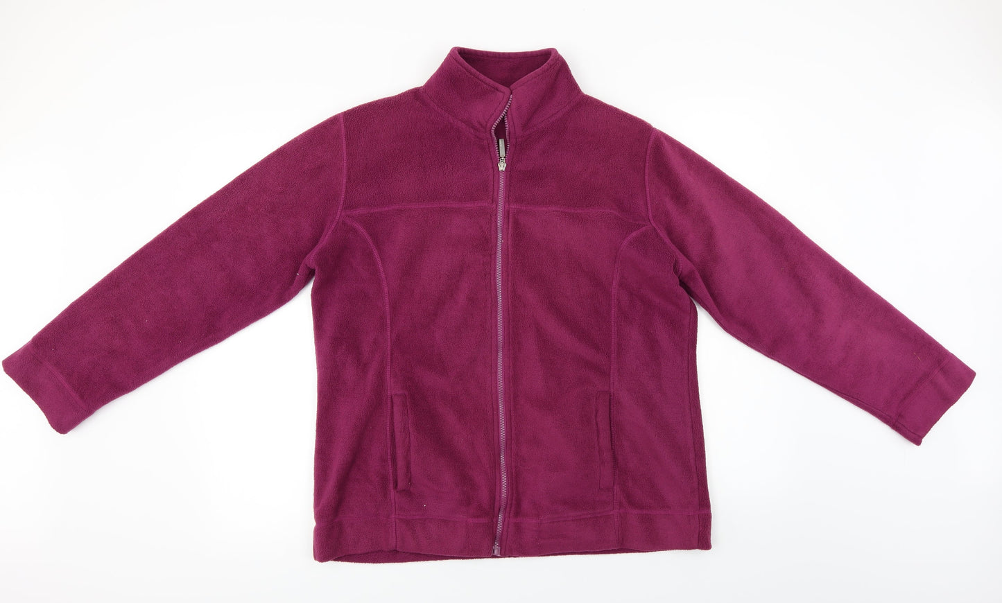 Active Womens Purple   Full Zip Jumper Size 14