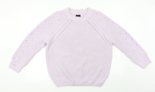 Be You  Womens Purple   Pullover Jumper Size 12