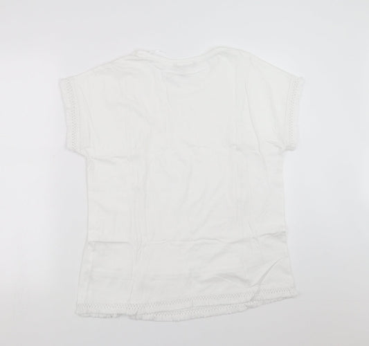 Sainsburys Womens White   Basic T-Shirt Size 16