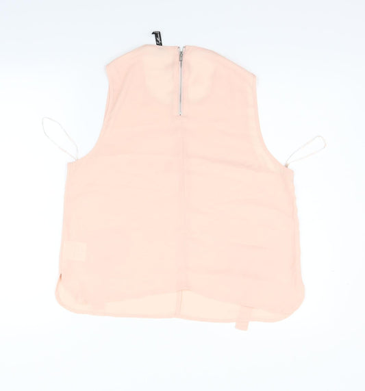 iNFLUENCE Womens Pink   Basic Blouse Size 14