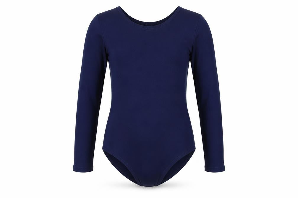 Front view of Preworn girls’ blue playsuit one-piece, size 9-10, years