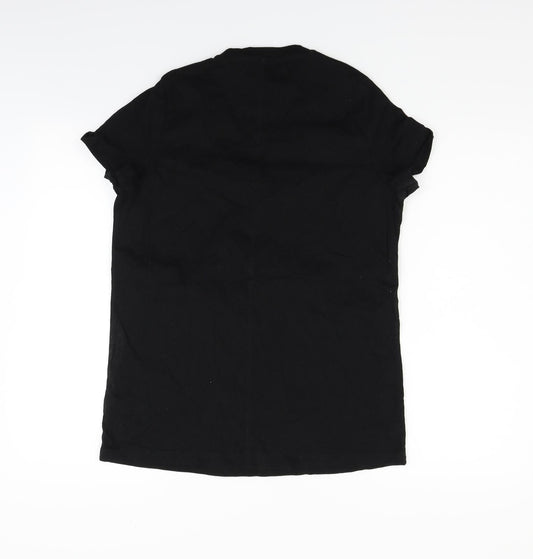 Very Womens Black   Basic T-Shirt Size 10
