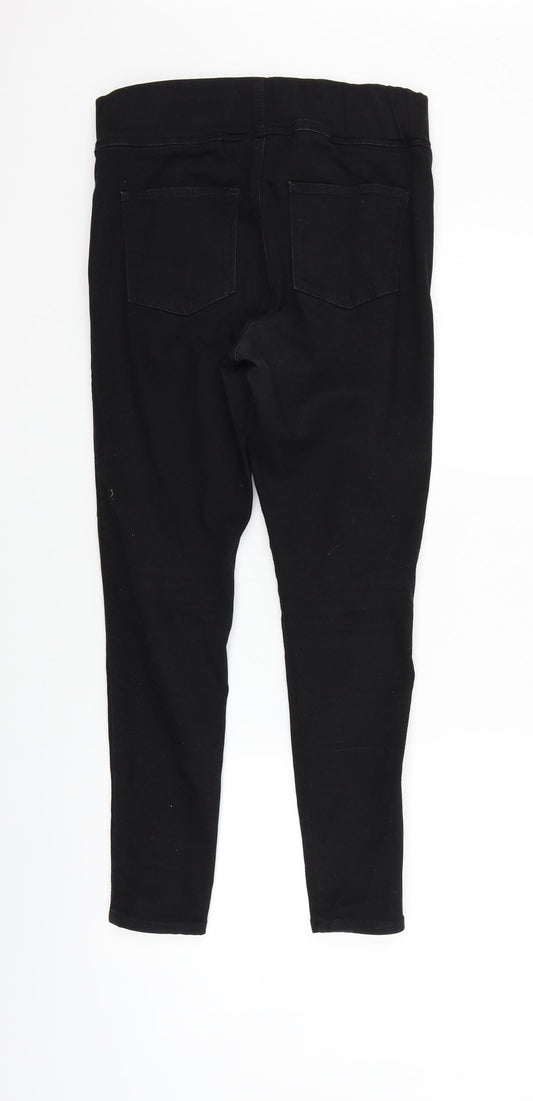 Very Womens Black   Straight Jeans Size 12 L25 in