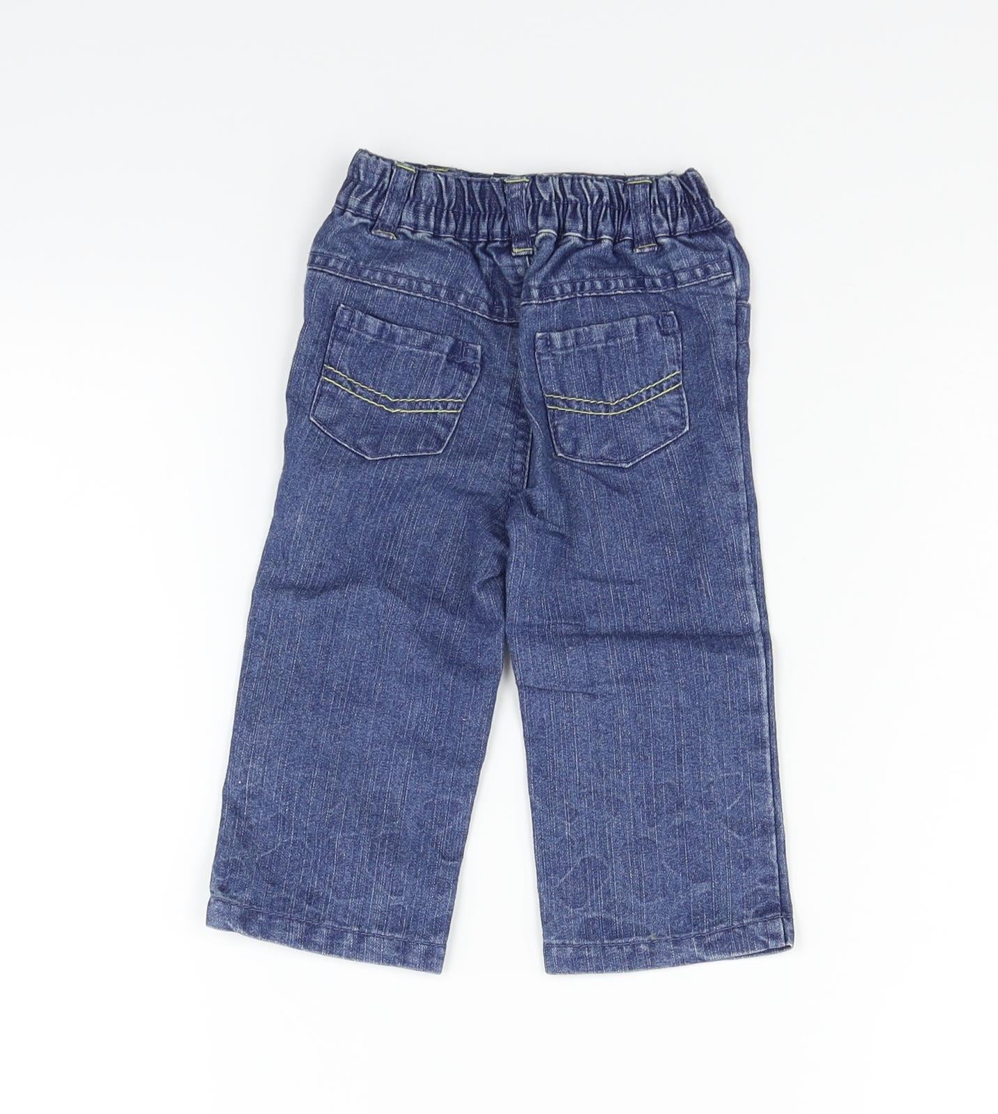 Earlydays Boys Blue   Cargo Jeans Size 6-9 Months
