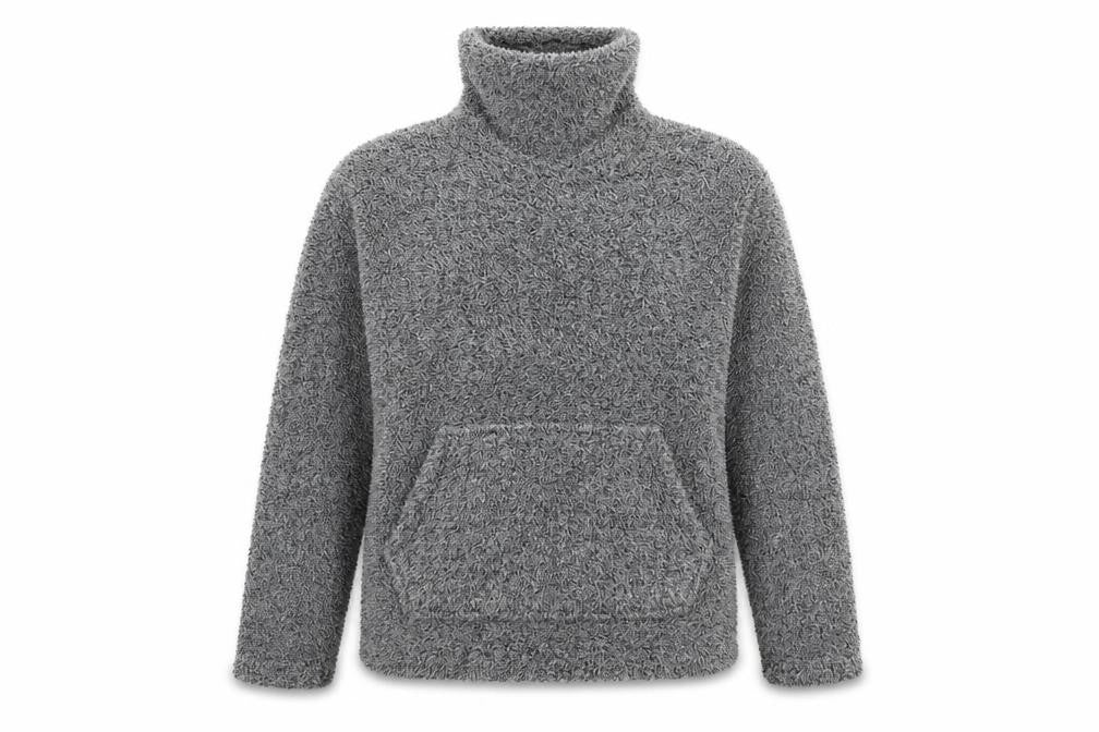 Front view of NORTH COAST women’s grey jumper, size S