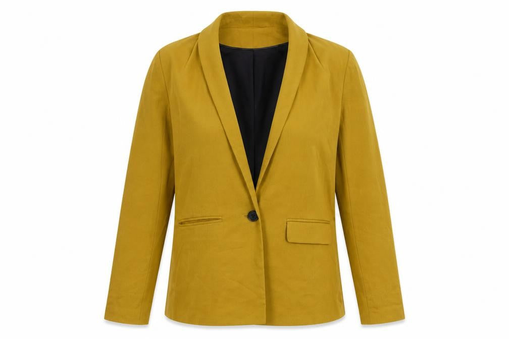 Front view of Primark women’s white jacket blazer, size UK 6