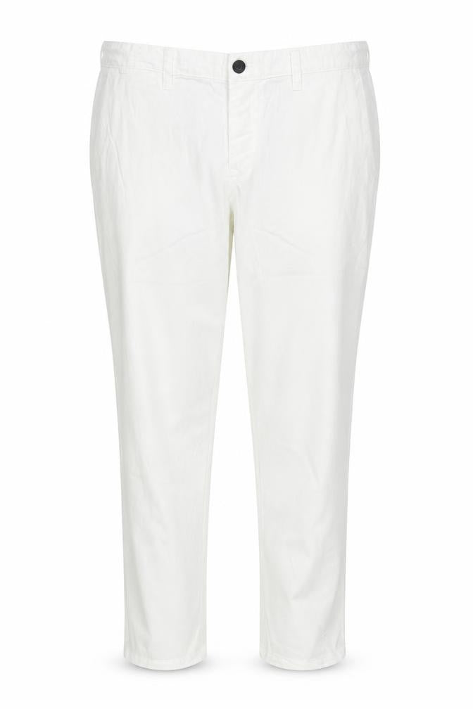 Denim & Co. Womens White   Trousers  Size L L32 in