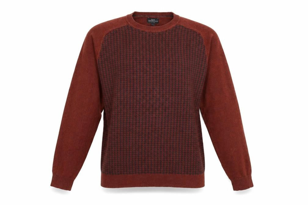 NEXT Womens Red Houndstooth  Pullover Jumper Size L