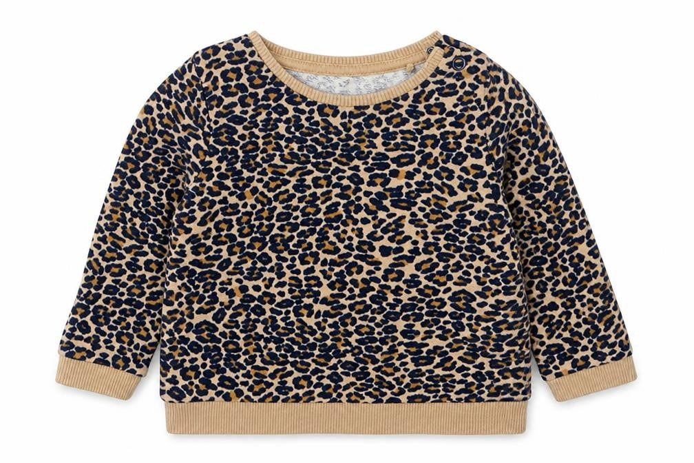 TU Girls Brown Animal Print  Basic T-Shirt Size 3-6 Months