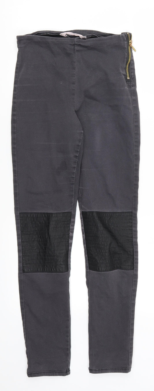 H&M Girls Grey  Denim Jegging Jeans Size 13 Years