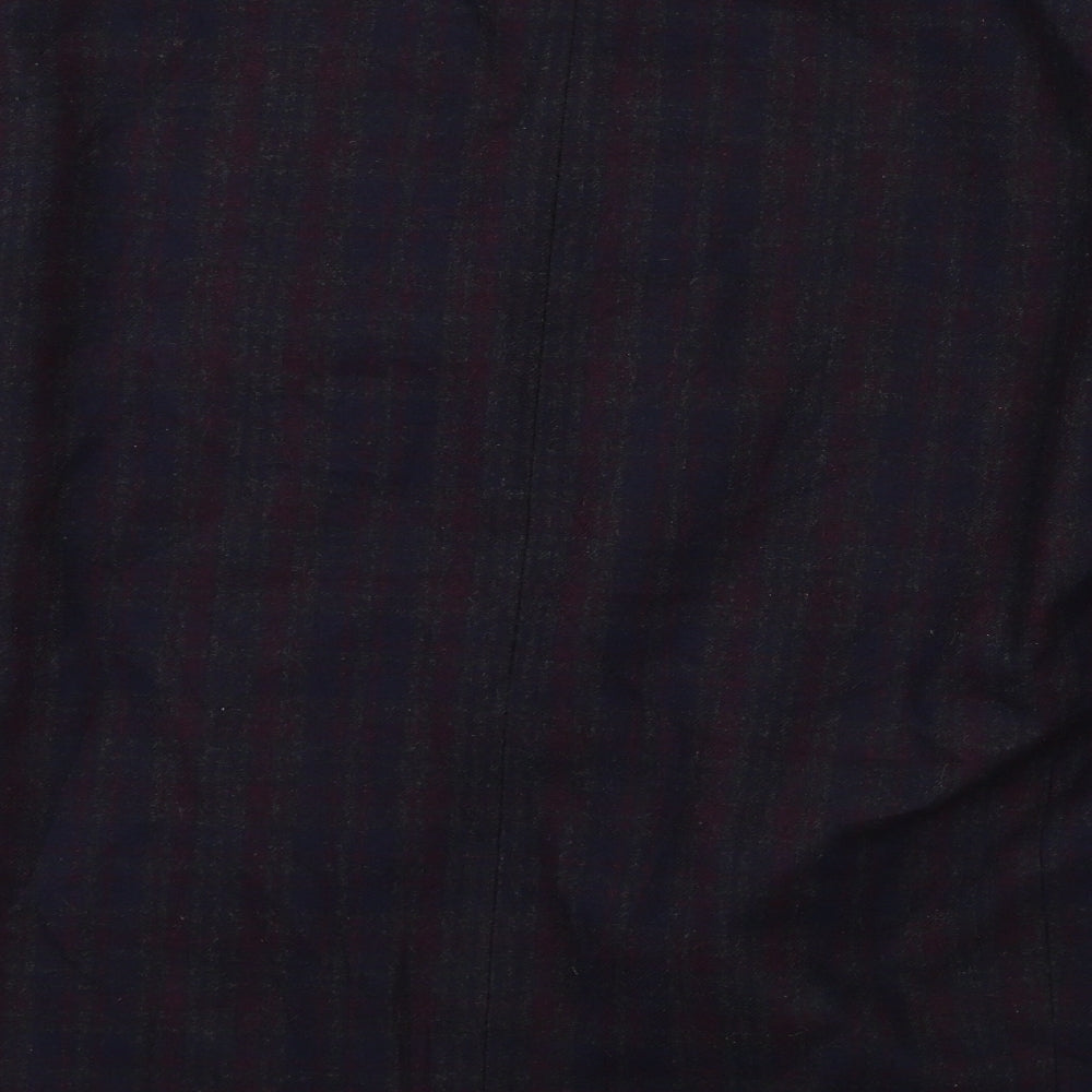 Preworn Mens Blue Striped  Jacket Suit Jacket Size 42