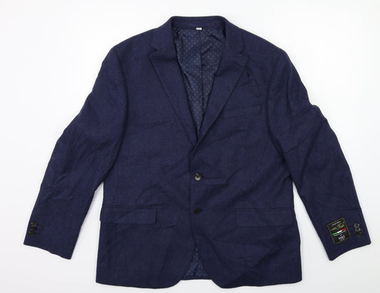 Marks and Spencer Mens Blue   Jacket Suit Jacket Size 42