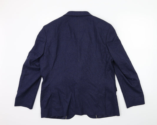 Marks and Spencer Mens Blue   Jacket Suit Jacket Size 42