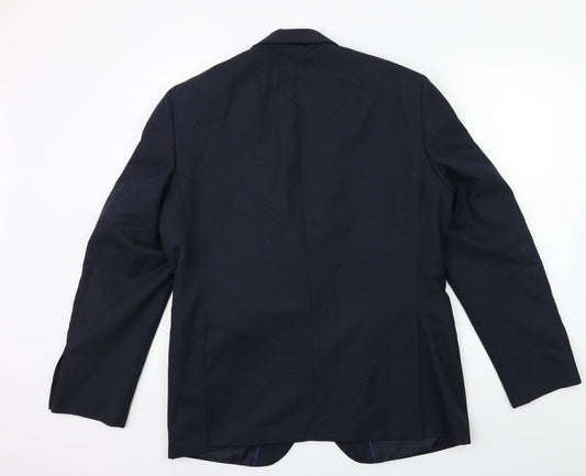 Marks and Spencer Mens Blue   Jacket Suit Jacket Size 42