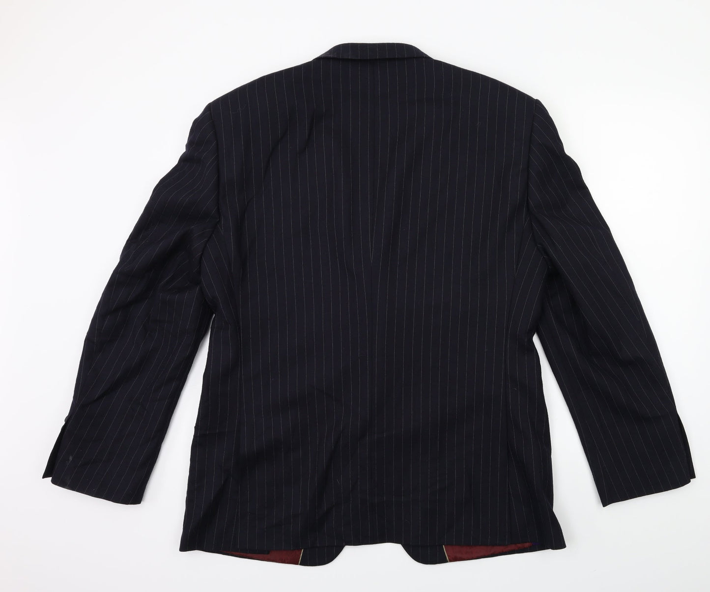 NEXT Mens Blue Striped  Jacket Suit Jacket Size 42