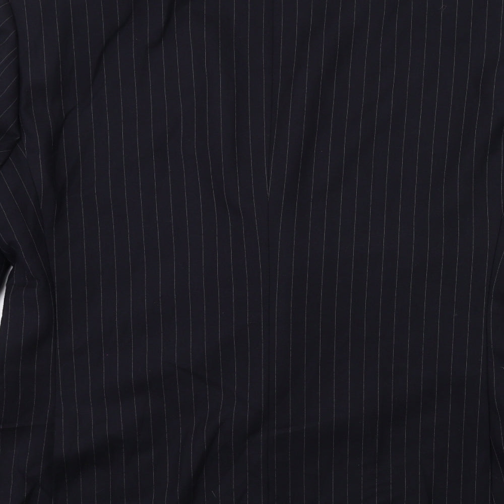 NEXT Mens Blue Striped  Jacket Suit Jacket Size 42