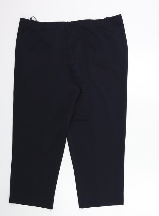 Bonmarché Womens Blue   Sweatpants Trousers Size 14 L23 in