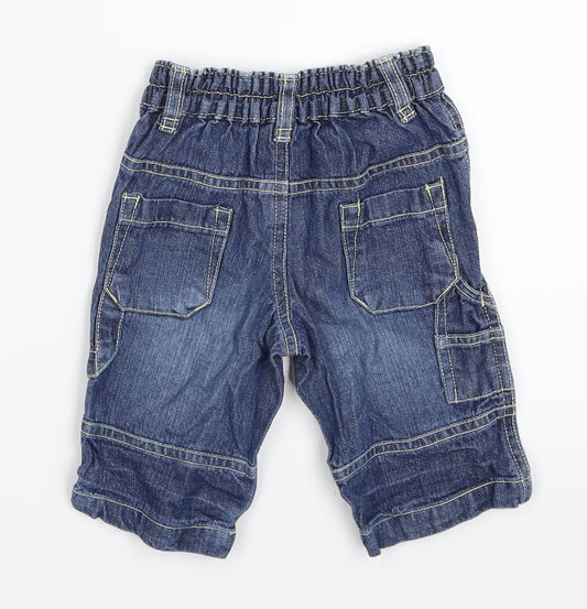 Cherokee Boys Blue  Denim Capri Jeans Size 0-3 Months