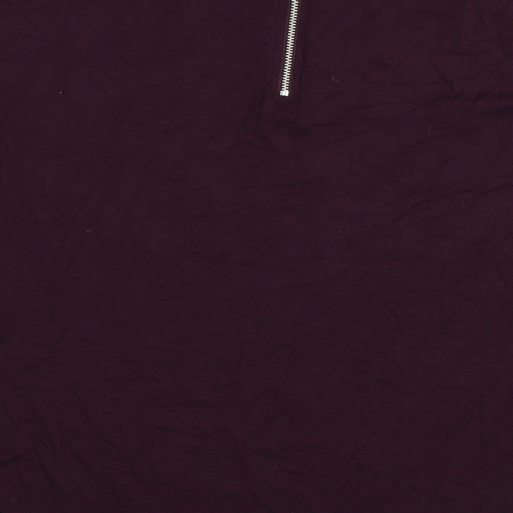 Select Womens Purple   Basic T-Shirt Size 12