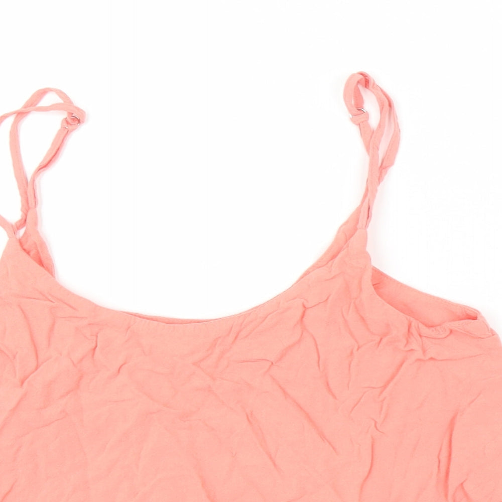 Topshop Womens Pink   Camisole Blouse Size 8  - Cropped