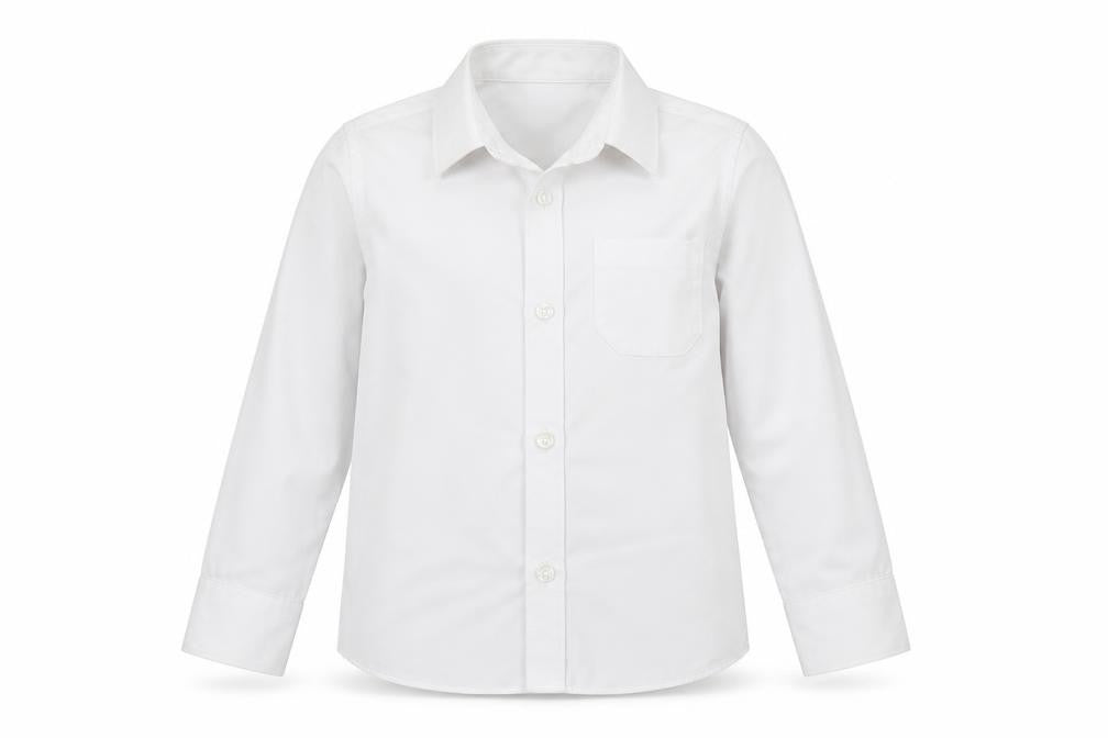 M&S Girls White   Basic Button-Up Size 4-5 Years