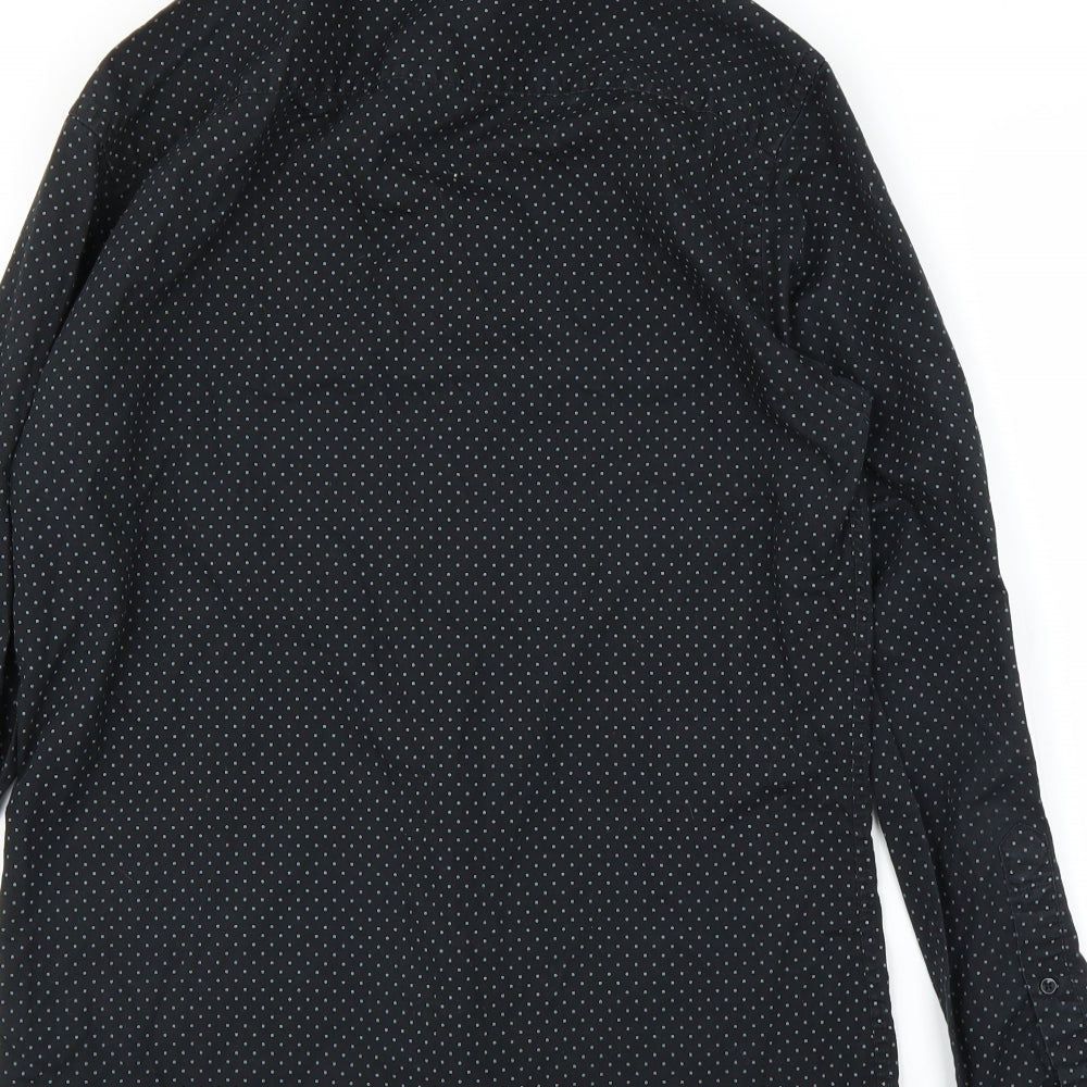 Cedar Wood State Mens Black    Button-Up Size 15