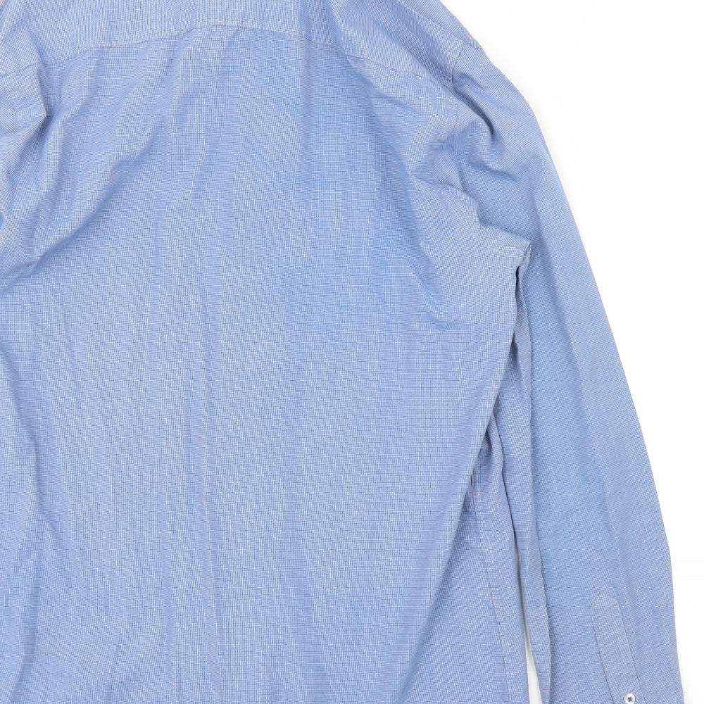 F&F Mens Blue    Button-Up Size 15.5