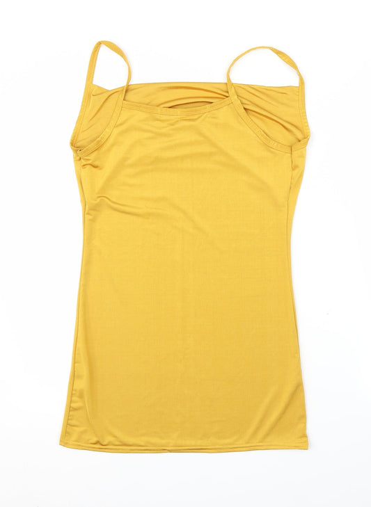 Charm Womens Yellow   Bodycon  Size S