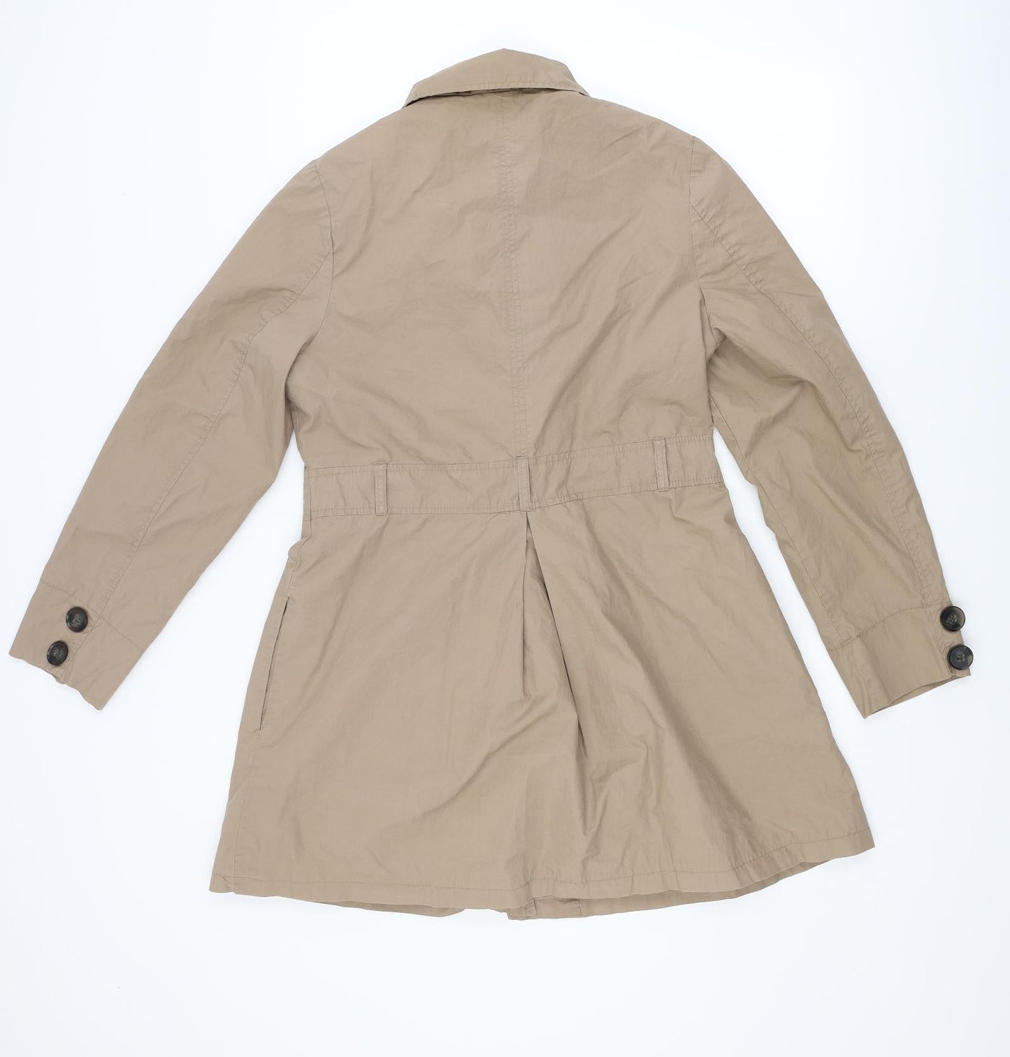 Papaya Womens Brown   Overcoat Coat Size 12