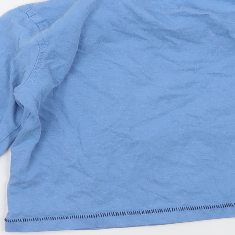 George Boys Blue  Jersey Basic T-Shirt Size 12-18 Months  - Little Monster