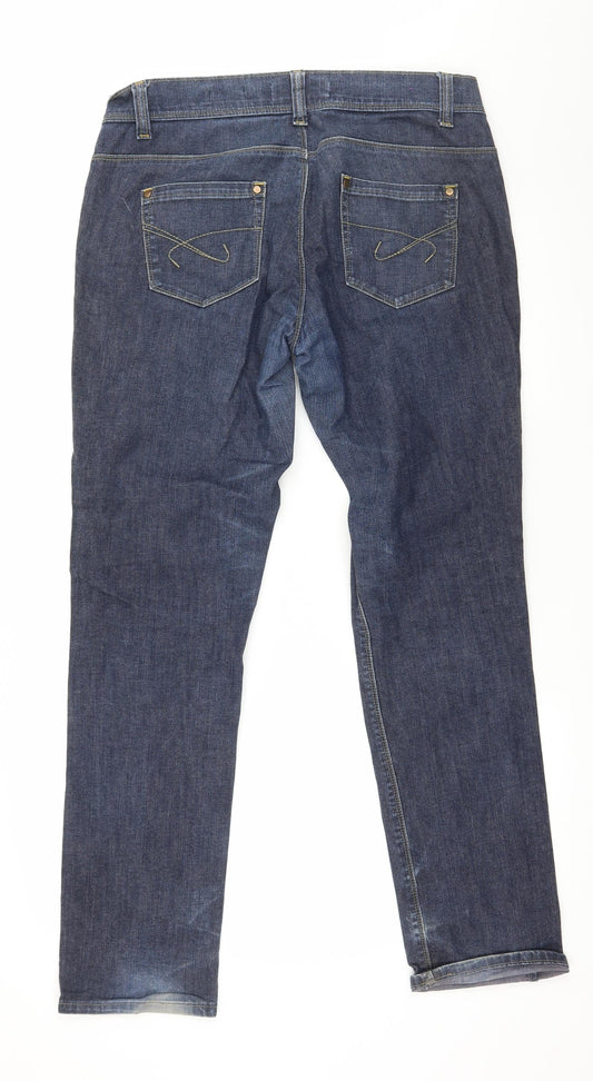 Disco Womens Blue  Denim Skinny Jeans Size 14 L30 in