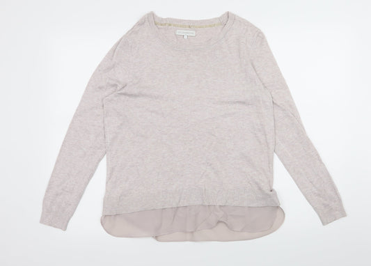 RJR.John Rocha Womens Pink  Knit Pullover Jumper Size 14