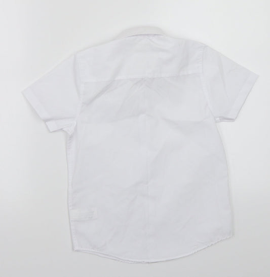 NEXT Boys White   Basic Button-Up Size 6-7 Years