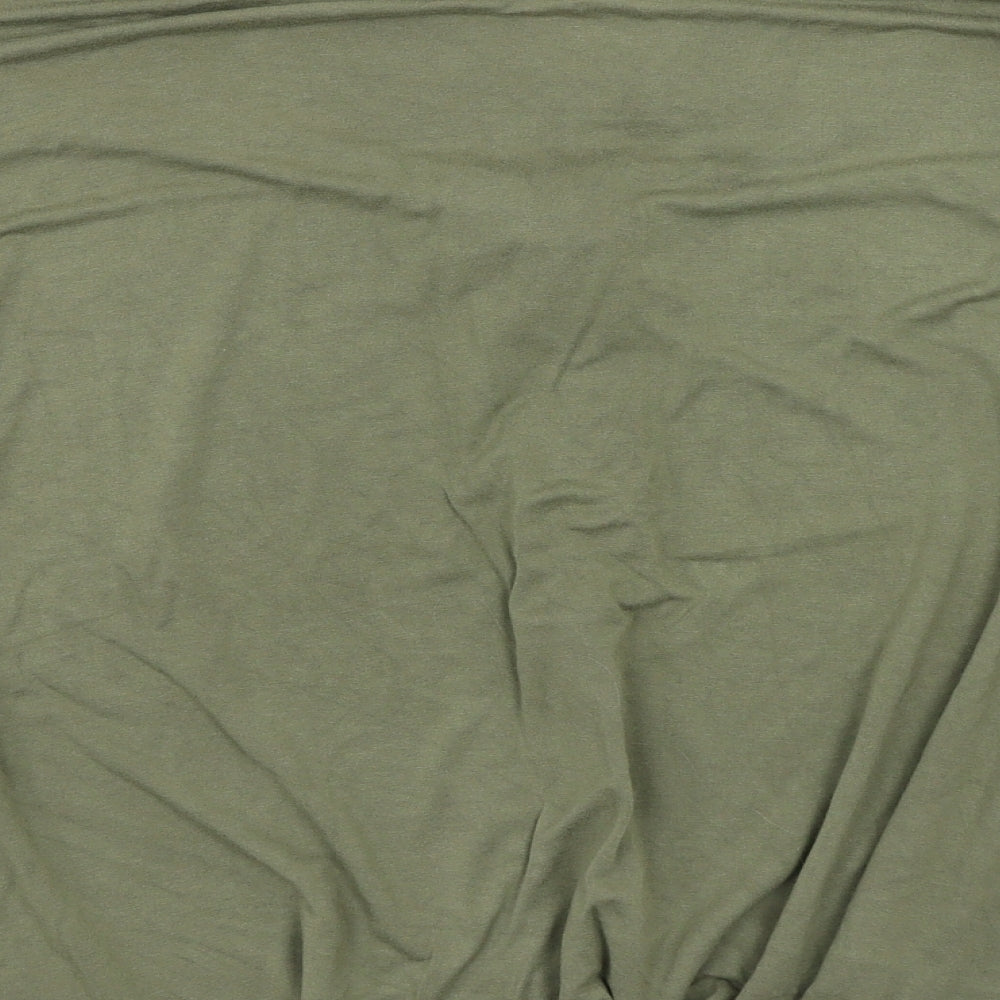 Brave Soul Womens Green   Basic T-Shirt Size M