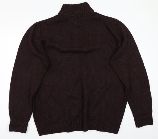 Atlandtic bay Mens Brown   Pullover Jumper Size XL