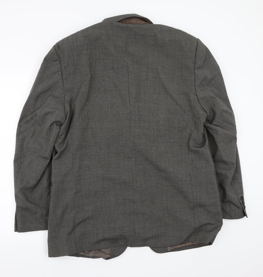 Burton Mens Grey   Jacket Suit Jacket Size 44