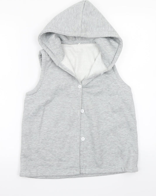 Preworn Womens Grey   Gilet Coat Size 2